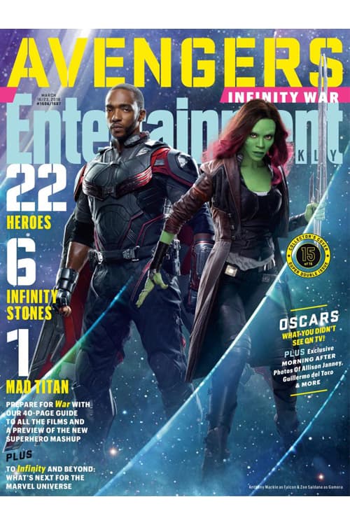《Avengers: Infinity War》重磅登上《Entertainment Weekly》最新一期封面