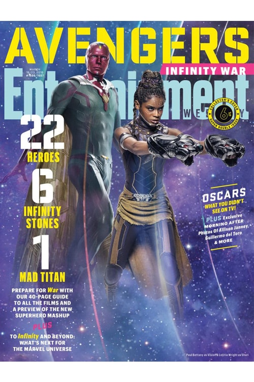 《Avengers: Infinity War》重磅登上《Entertainment Weekly》最新一期封面