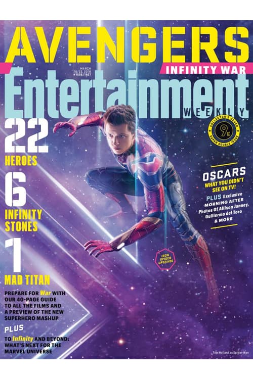 《Avengers: Infinity War》重磅登上《Entertainment Weekly》最新一期封面