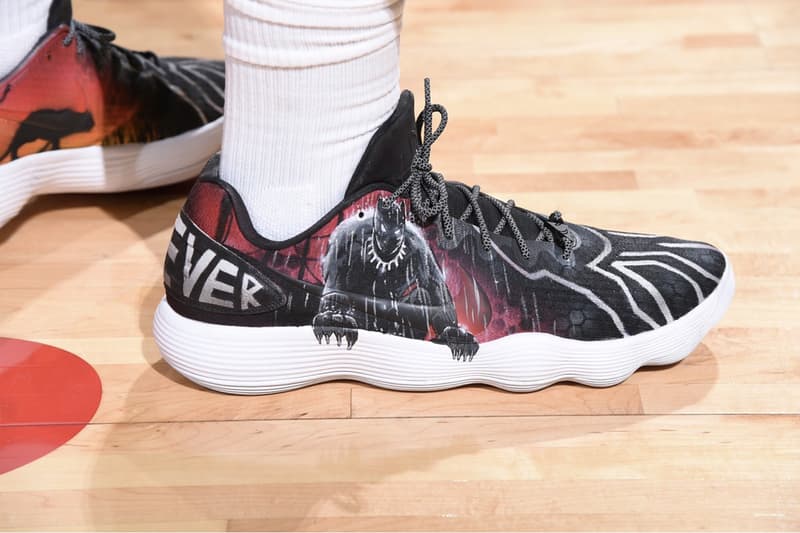 Clint Capela 亮相 Nike React Hyperdunk Low「Black Panther」客製鞋款