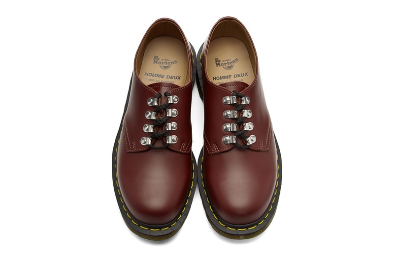COMME des GARÇONS HOMME DEUX x Dr. Martens 推出別注聯名 1861 鞋款