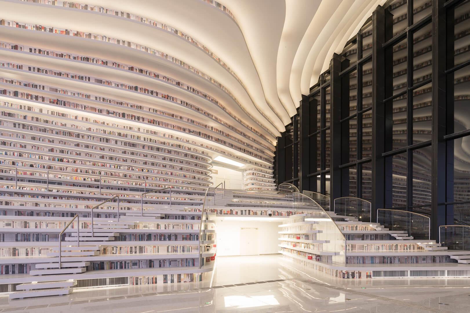 走進全球最美的圖書館 - 天津濱海之眼