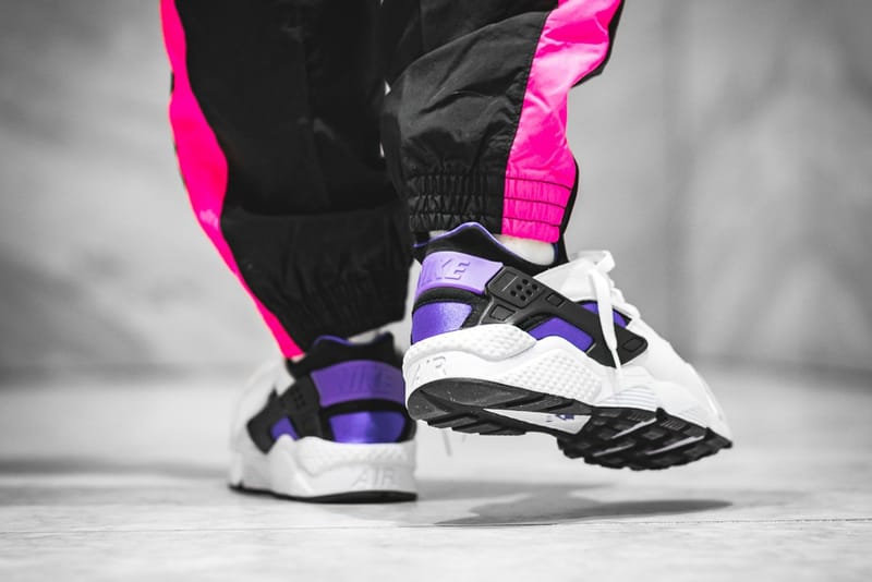 nike huarache 91 purple punch