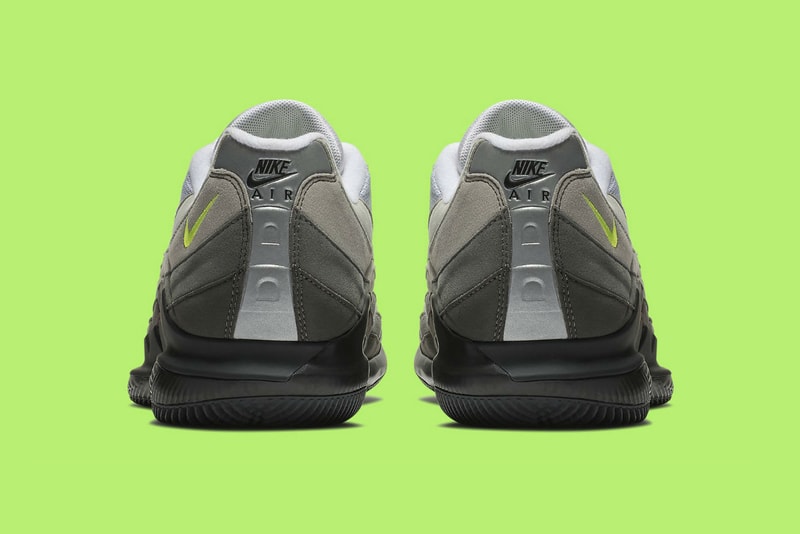Roger Federer 新款鞋作 NikeCourt Vapor RF X Air Max 95「Neon」配色登場