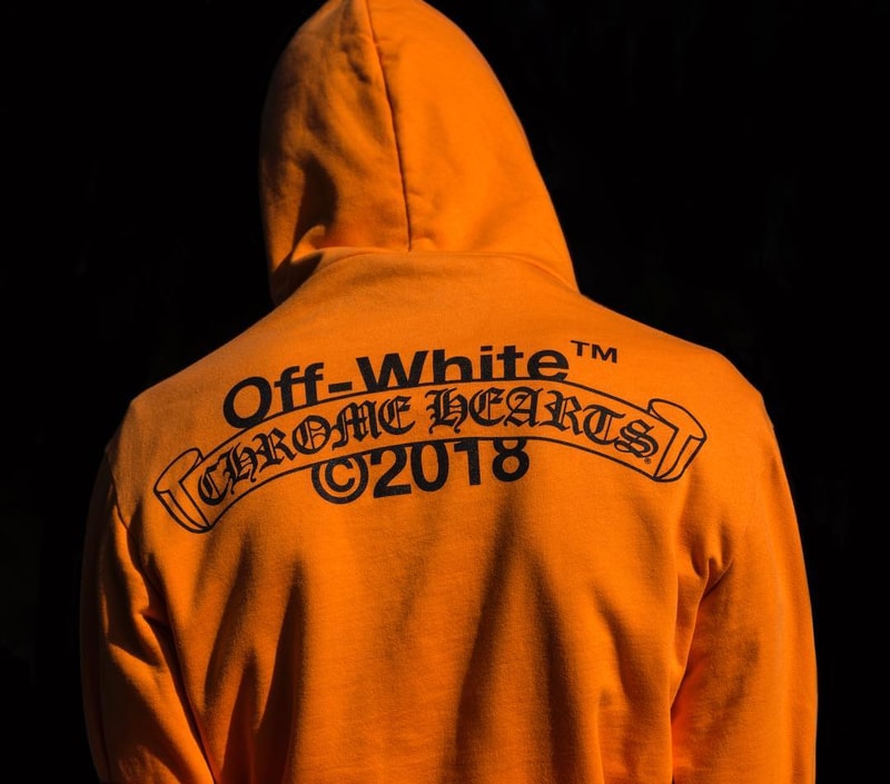 Off-White™ x Chrome Hearts 2018 全新聯乘連帽衫