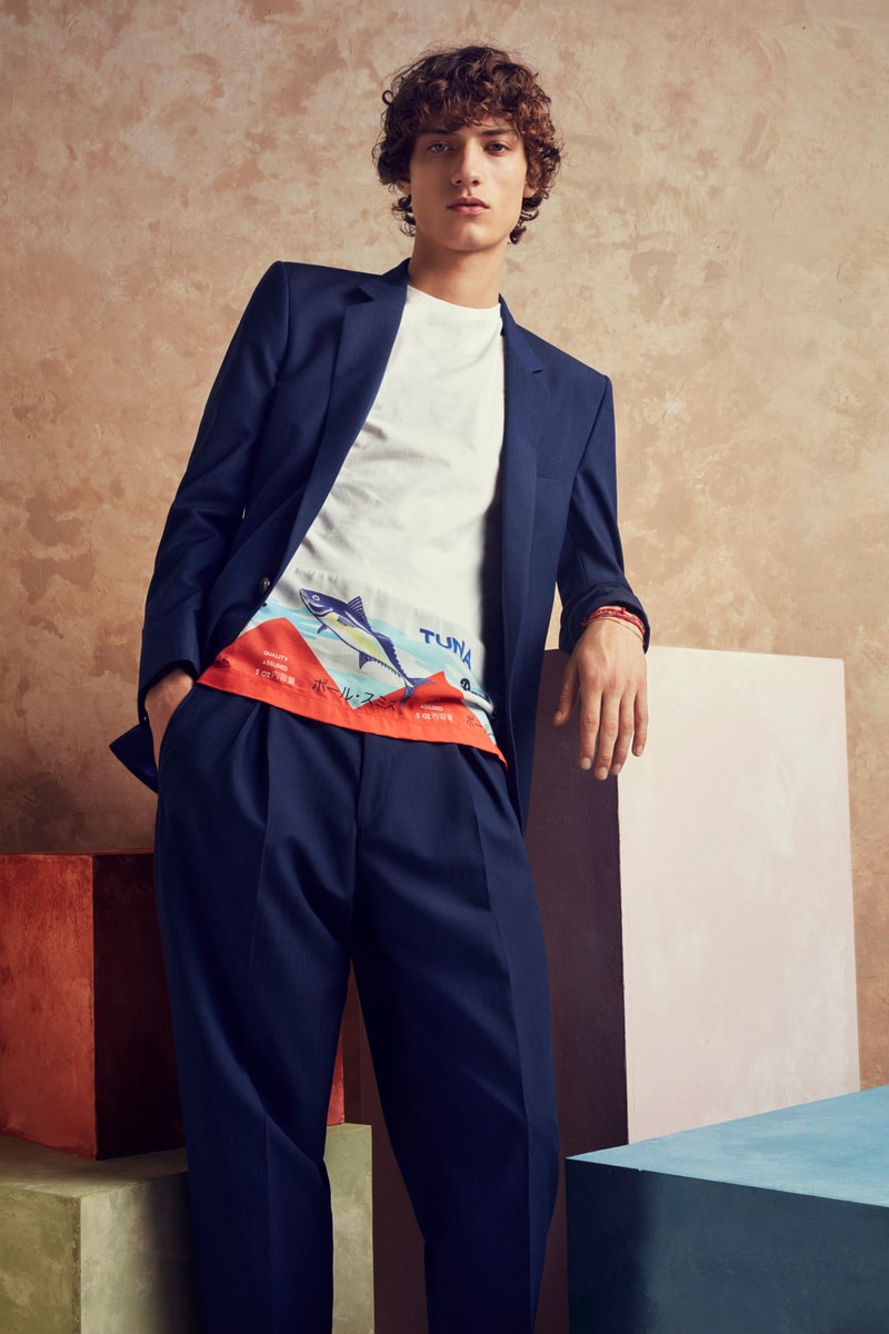 Paul Smith 春夏 2018 注入「日式罐頭魚」印花圖樣