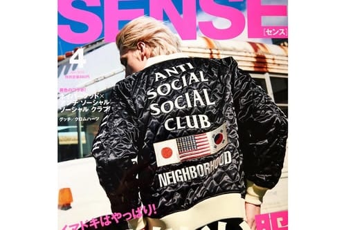 NEIGHBORHOOD x Anti Social Social Club 聯乘系列亮相《SENSE》新刊封面