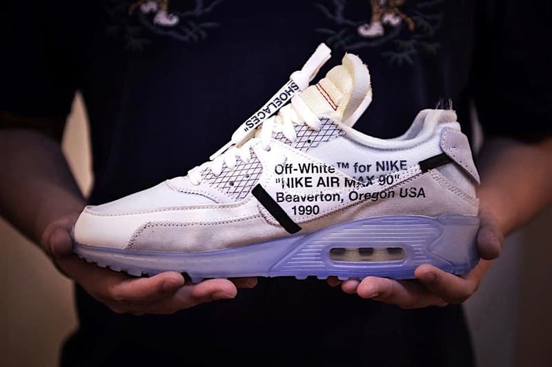 Virgil Abloh x Nike Air Max 90 黑色版本實鞋曝光!?