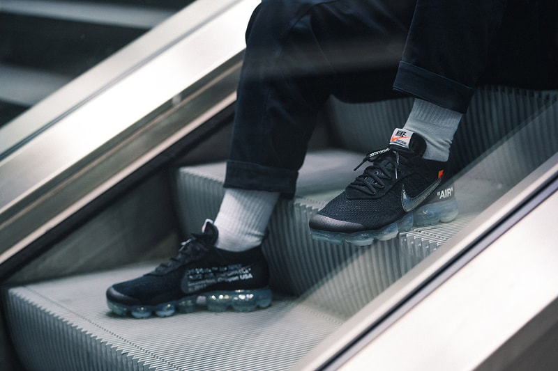 Off-White™ x Nike Air VaporMax 全新黑色版本上腳預覽