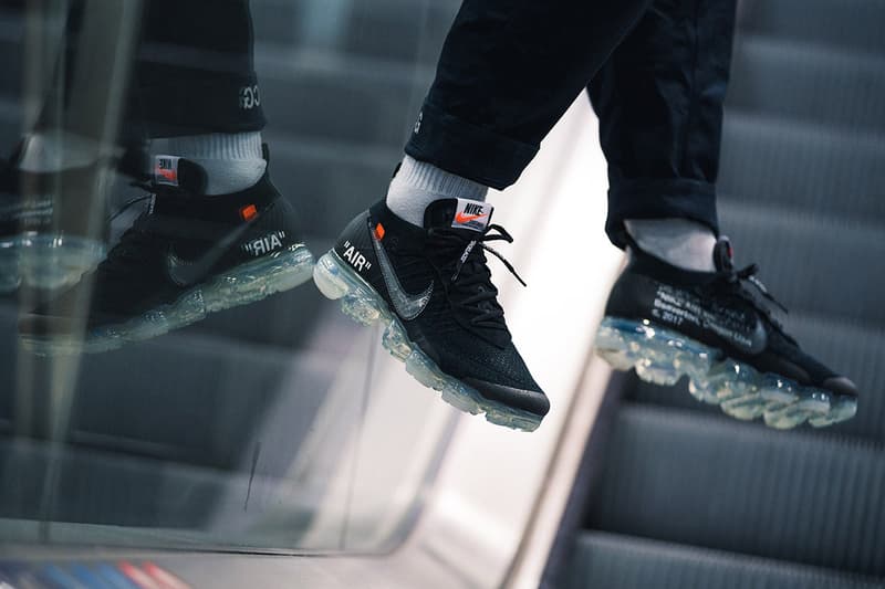 Off-White™ x Nike Air VaporMax 全新黑色版本上腳預覽