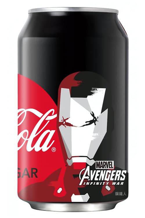 復仇者著裝！Coca-Cola zero 推出《Avengers: Infinity War》新包裝