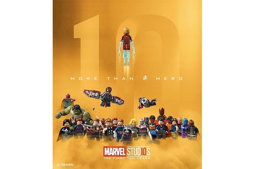  LEGO® 打造 Marvel 10 週年限定系列