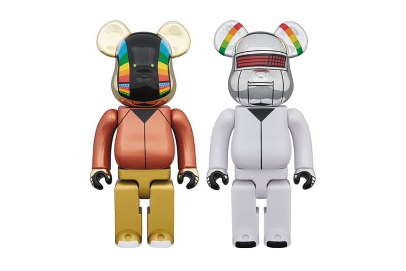 Medicom Toy 復刻推出經典 Daft Punk 造型 400% 及 1000% BE@RBRICK 玩偶!