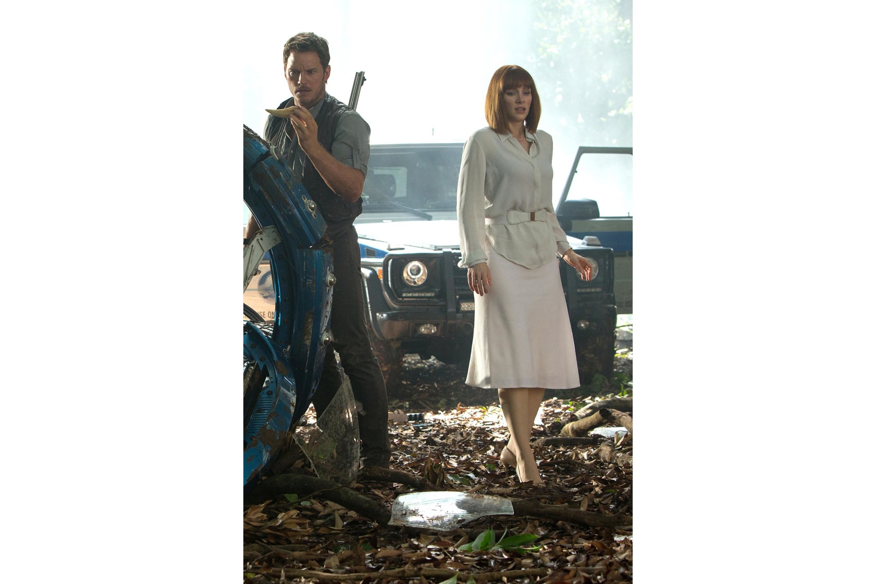 女主角 Claire 還會在《Jurassic World: Fallen Kingdom》穿高跟鞋跑嗎？！