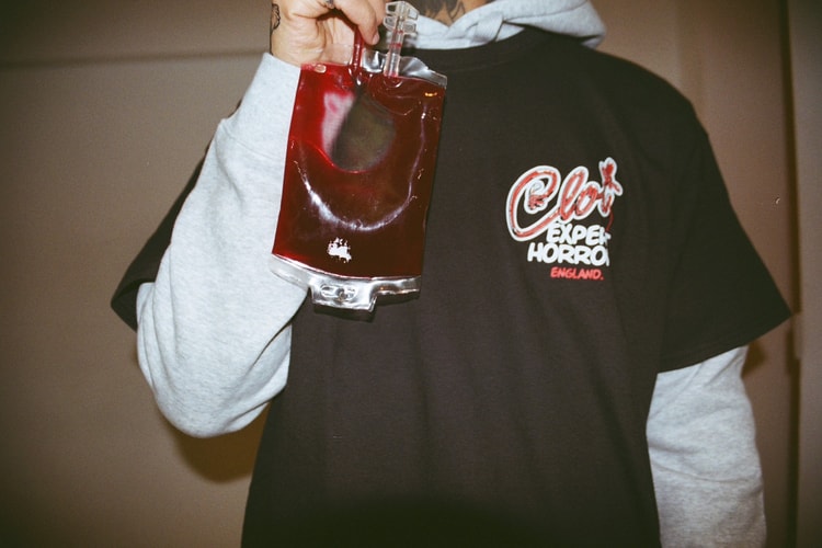 CLOT x Expert Horror 聯乘「Blood-Line」別注系列即將上架