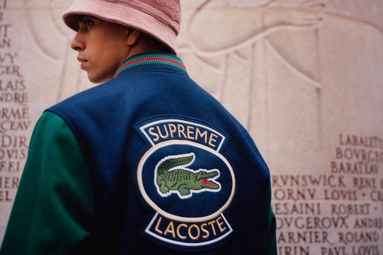 Supreme x Lacoste 2018 春夏聯名系列將於 Lacoste 官方網站上架