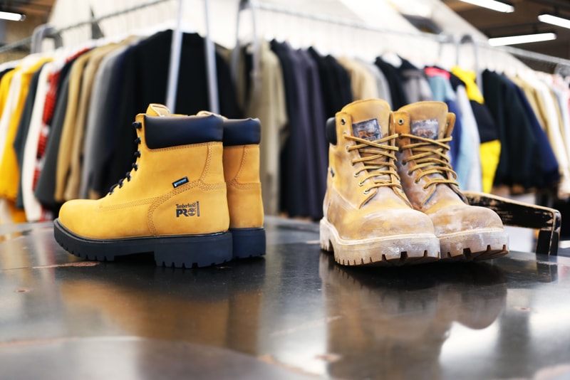 HYPEBEAST 直擊 N.HOOLYWOOD x Timberland PRO 聯乘系列陳列室