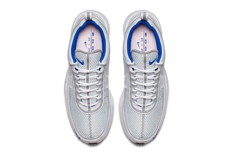 Nike Air Zoom Spiridon 全新配色設計「White/Platinum Blue」