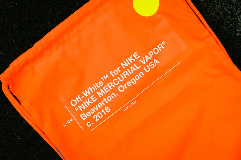 近賞 Virgil Abloh x Nike Mercurial Vapor 360 聯乘足球靴