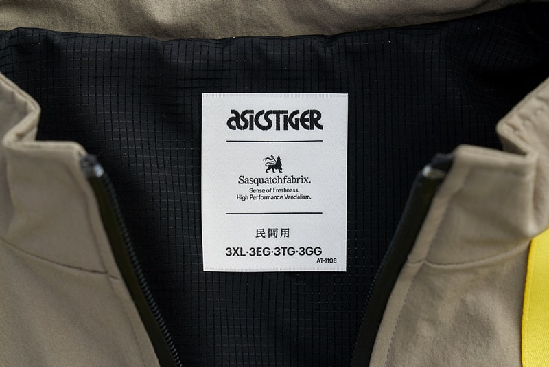 Sasquatchfabrix. x ASICSTIGER 聯名企劃服飾系列釋出