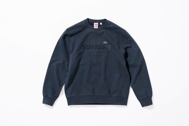 Supreme x Lacoste 2018 春夏聯乘系列正式發佈