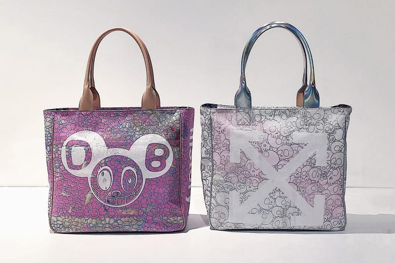 村上隆 x Virgil Abloh 聯名 Tote Bag 實物諜照曝光