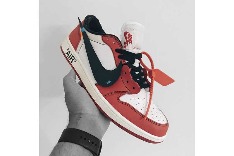 更勝高筒！？Virgil Abloh x Air Jordan 1 Low 客製聯乘鞋款曝光