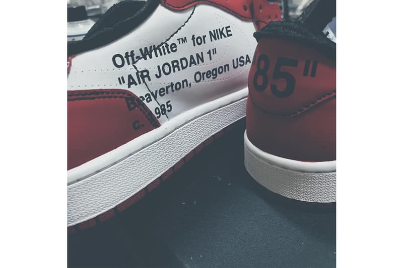 更勝高筒！？Virgil Abloh x Air Jordan 1 Low 客製聯乘鞋款曝光