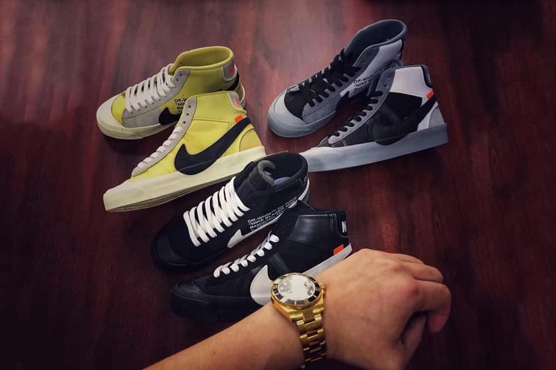 Virgil Abloh 確認 Nike Blazer Studio Mid「The Ten」將推出黑色版本