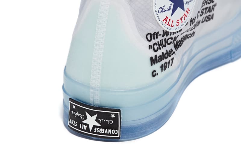 Converse x Virgil Abloh Chuck 70 聯乘鞋款正式發布