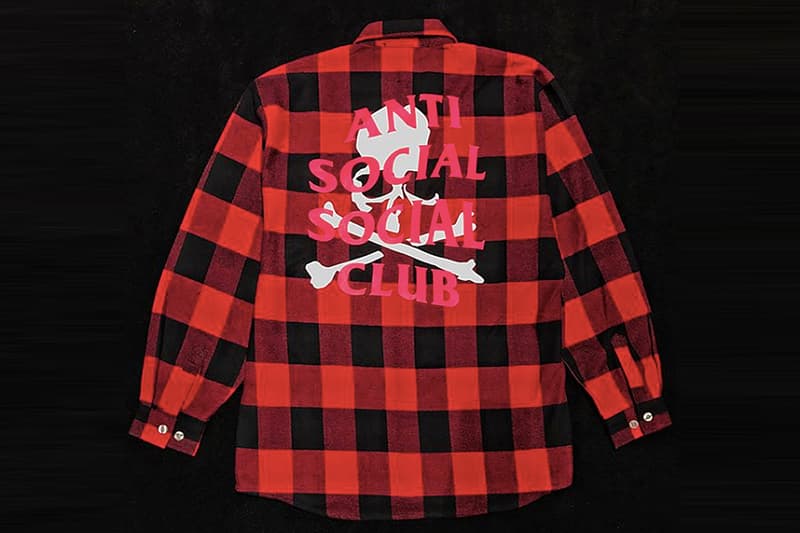 突擊上架!Anti Social Social Club x mastermind JAPAN 別注 Flannel Shirt
