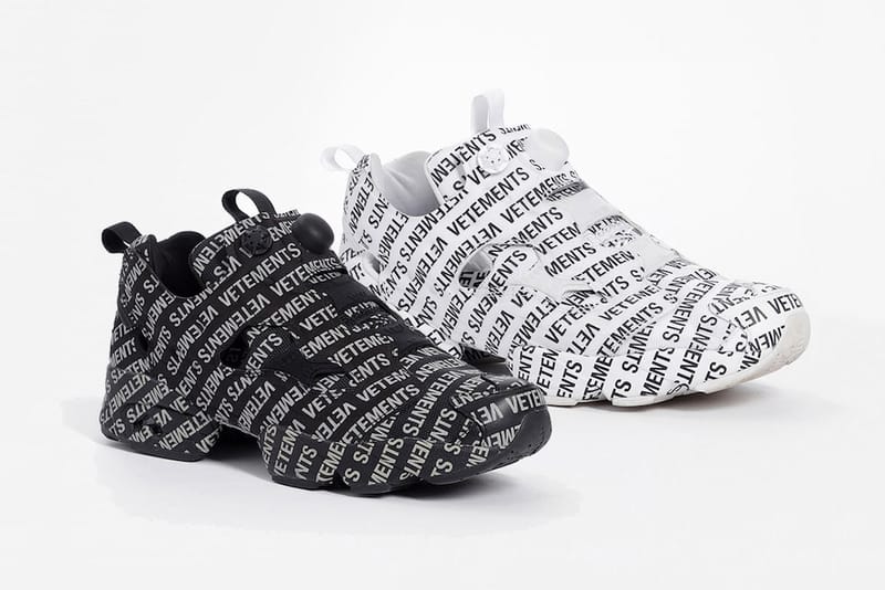 搶先預覽 Vetements x Reebok Instapump Fury 全新「Monogram」別注系列