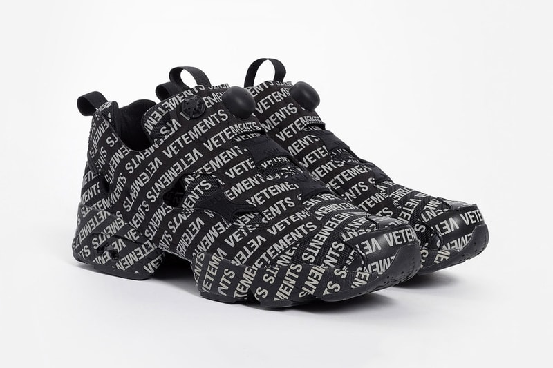 搶先預覽 Vetements x Reebok Instapump Fury 全新「Monogram」別注系列