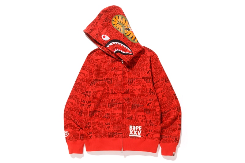 A BATHING APE®「BAPE XXV」企劃系列完整單品