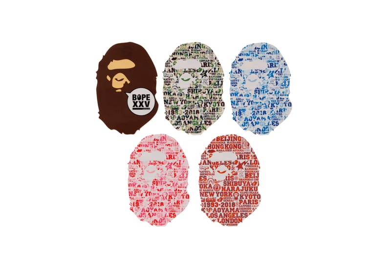 A BATHING APE®「BAPE XXV」企劃系列完整單品