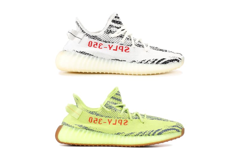 adidas Originals YEEZY BOOST 350 V2「Zebra」及「Semi Frozen Yellow」計劃再度補貨