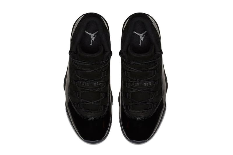 Air Jordan 11「Cap and Gown」全黑配色官方圖片釋出