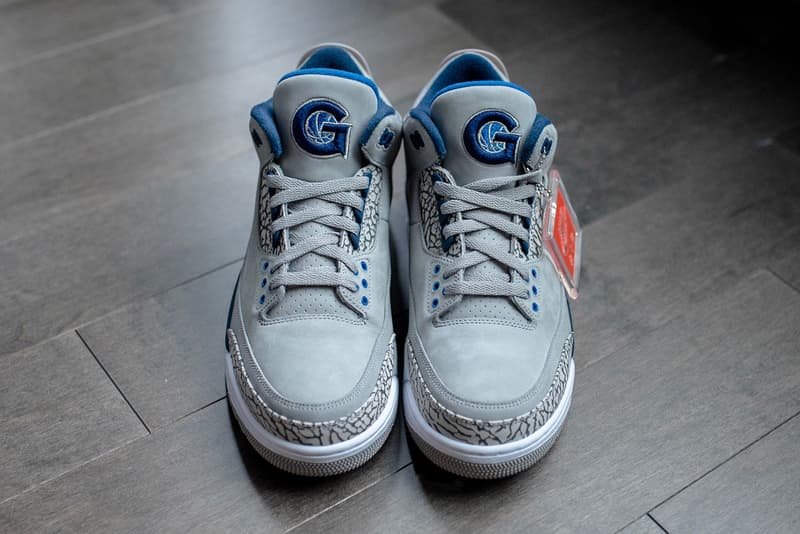 近賞 Air Jordan 3「Georgetown Hoyas」專屬限定配色