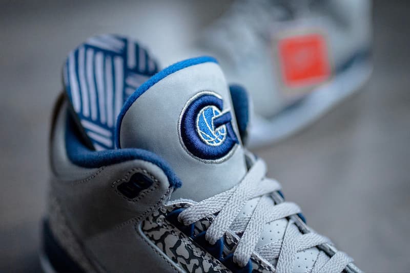 近賞 Air Jordan 3「Georgetown Hoyas」專屬限定配色