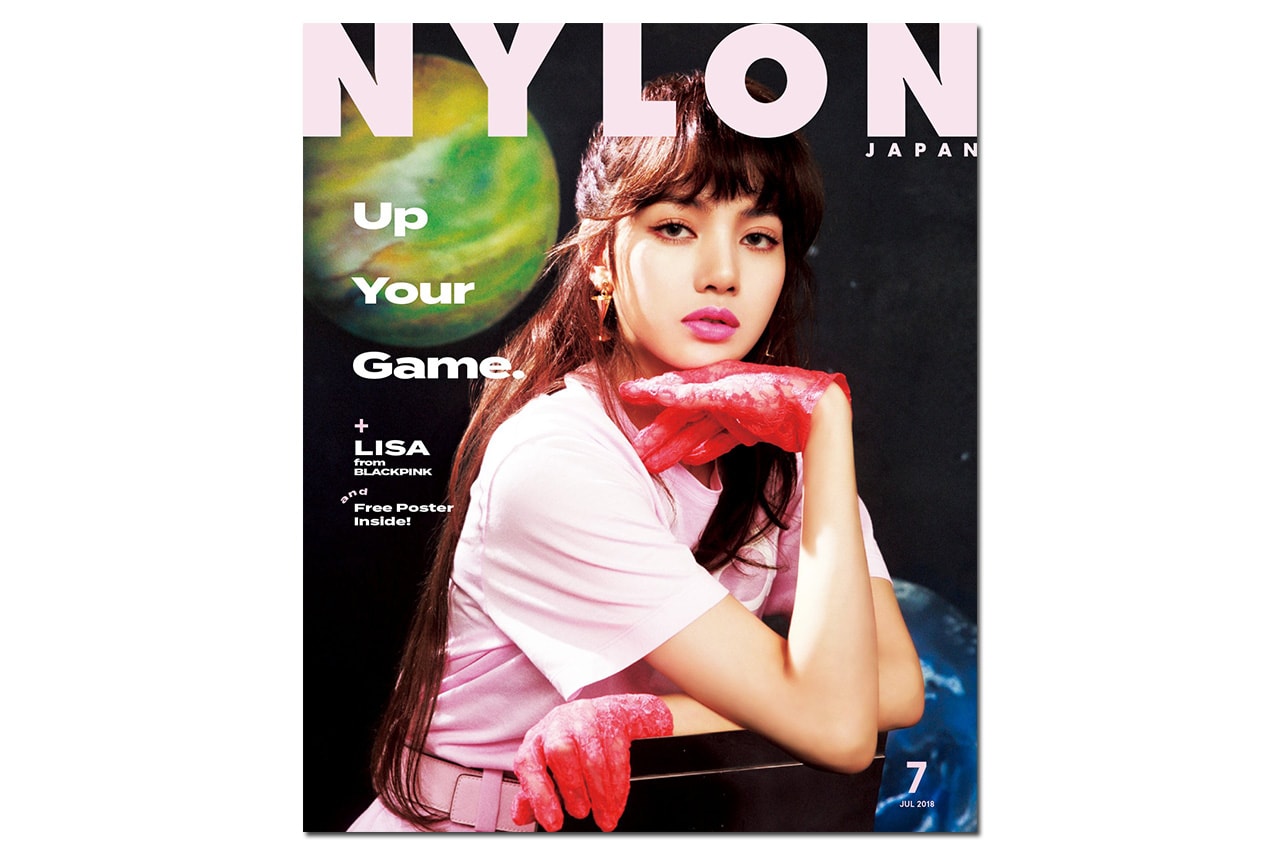韓國人氣組合 BLACKPINK 成員 Lisa 登上日版《NYLON》封面