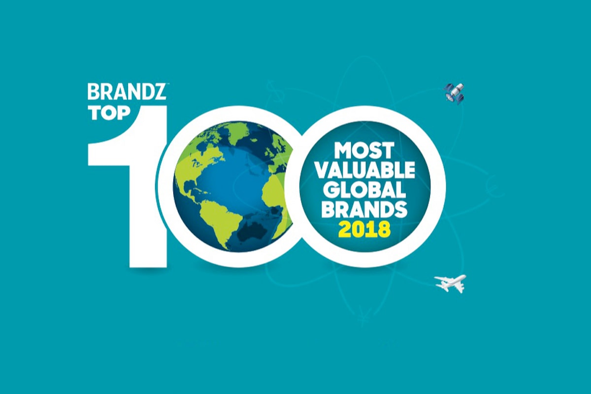 BrandZ 公布 2018 年全球最具價值品牌 Top 100 排行榜