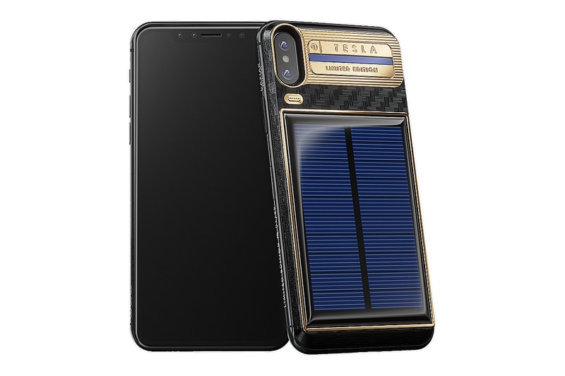 「Tesla」客製化 iPhone X－以太陽能再生無限能源