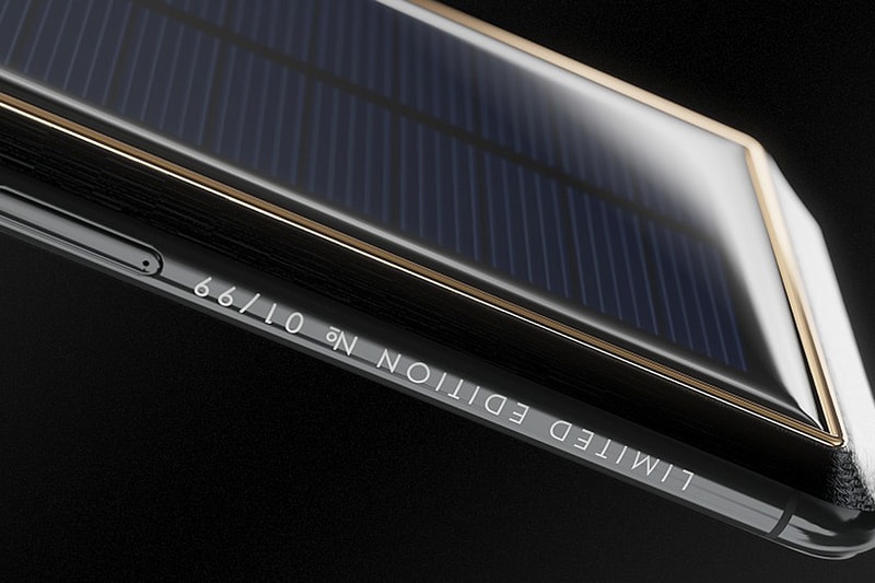 「Tesla」客製化 iPhone X－以太陽能再生無限能源