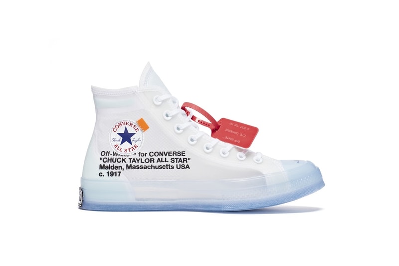 Converse x Virgil Abloh Chuck 70 聯乘鞋款完整發售情報