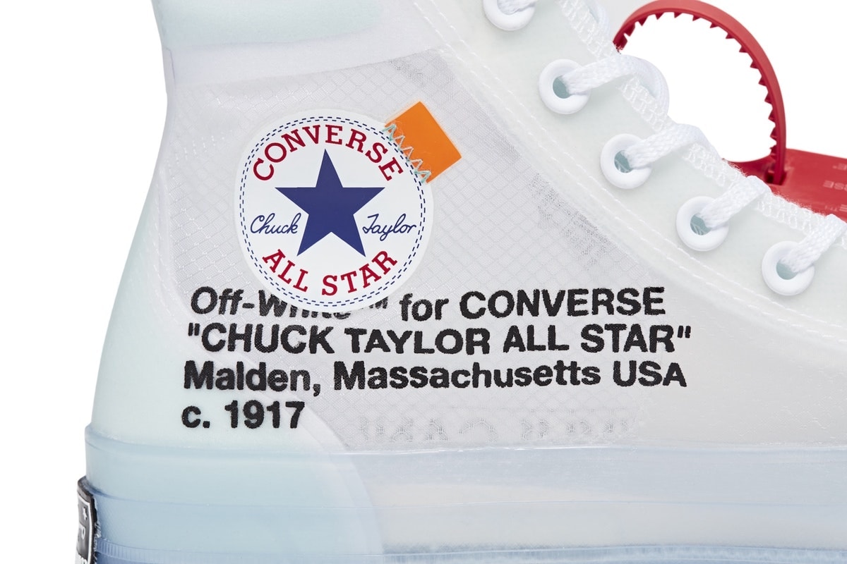 Converse x Virgil Abloh Chuck 70 聯乘鞋款完整發售情報