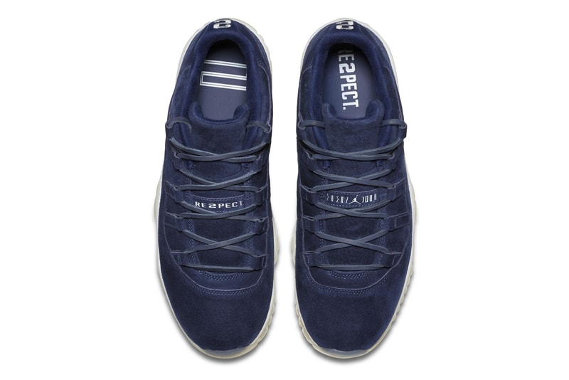 Derek Jeter x Air Jordan 11「RE2PECT」低筒市售版本官方圖片釋出