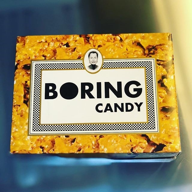 人氣巨富 Elon Musk 發布「Boring Candy」糖果公司製造之首盒糖果