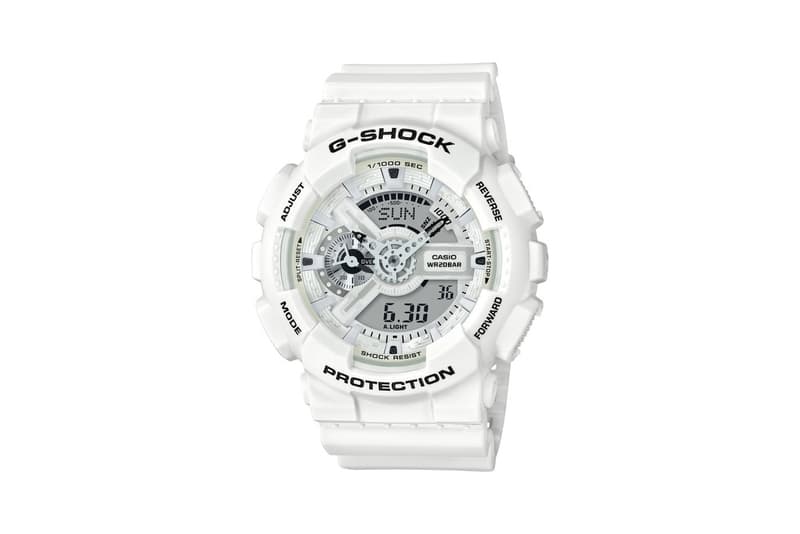 G-SHOCK 2018 春夏推出「MARIN WHITE」腕錶系列