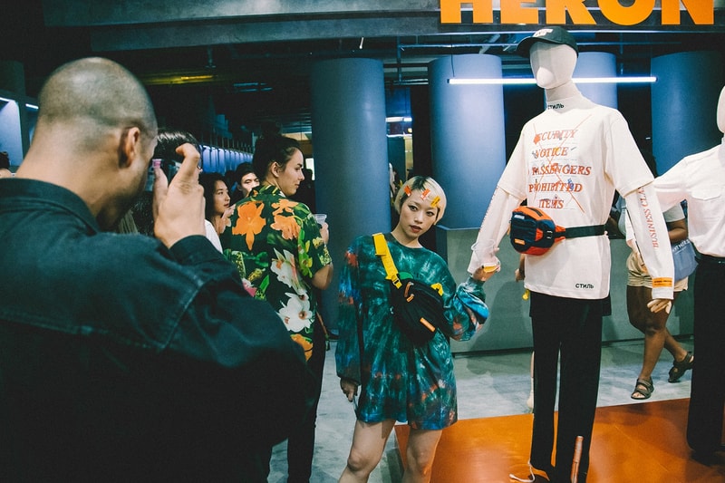 走進 Heron Preston 與 HBX 打造之期間限定店及開幕派對