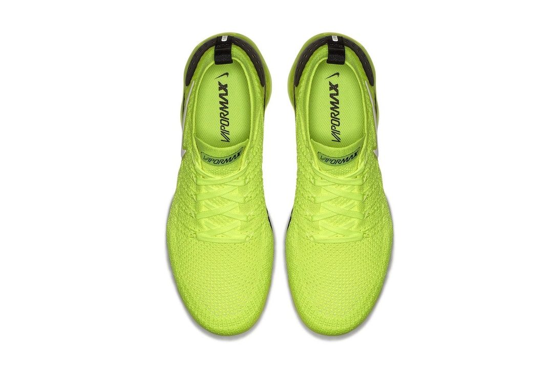 漆黑中的螢光綠－Nike Air VaporMax 2 Flyknit「Volt」官方正式相片釋出